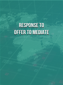 Response to Offer to Mediate